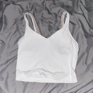 lululemon white size 2 align tank